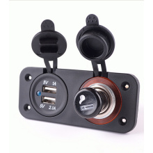 Car Motorcycle 12V USB Charger Cigarette Plug Power Socket